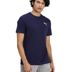 Футболка Puma ESS Small Logo Tee M - синя