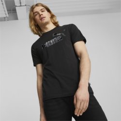 Футболка Puma ESS+ Camo Graphic Tee M - чорний