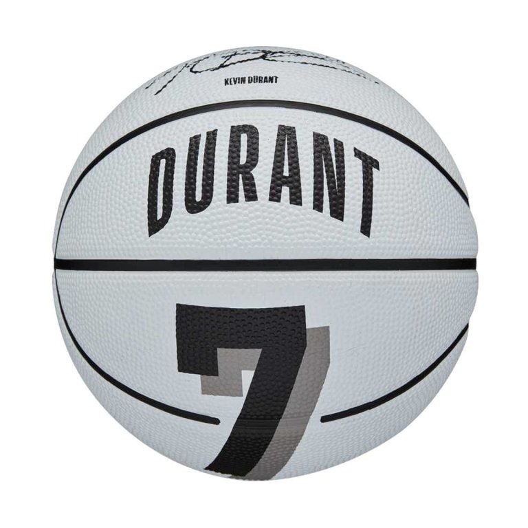 М'яч Wilson NBA Player Icon Mini Bskt Durant - білий/чорний