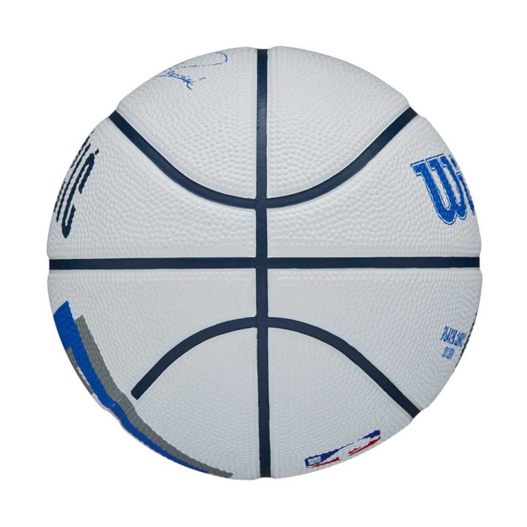 М'яч Wilson NBA Player Icon Mini Bskt Luka - білий/синій