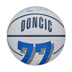 М'яч Wilson NBA Player Icon Mini Bskt Luka - білий/синій