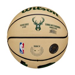 М'яч Wilson NBA Player Icon Mini Bskt Giannis - бежевий/зелений