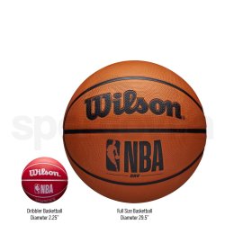 М'яч Wilson NBA Dribbler Bskt Bro Nets - чорний