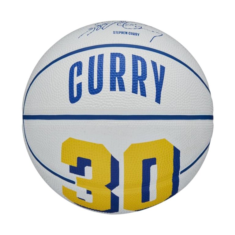 М'яч Wilson NBA Player Icon Mini Bskt Curry - синій/жовтий