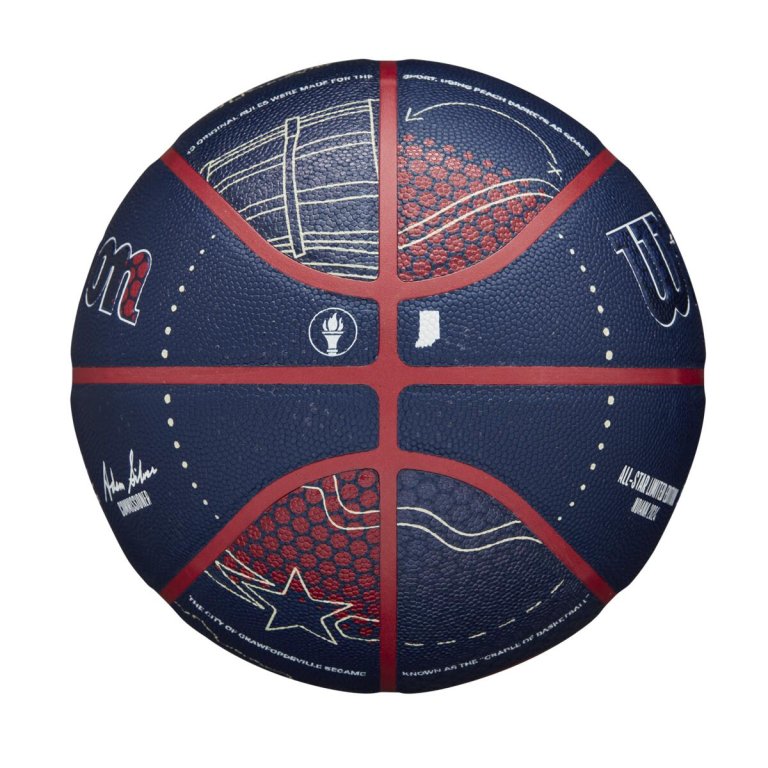 М'яч Wilson NBA All Star Replica Bskt - синій
