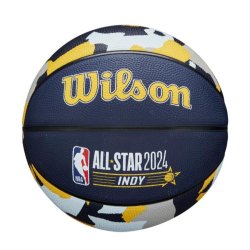 М'яч Wilson NBA All Star Replica Bskt - синій / жовтий