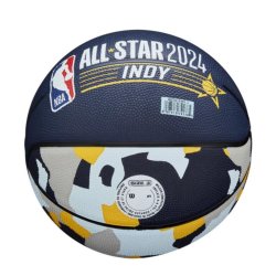 М'яч Wilson NBA All Star Replica Bskt - синій / жовтий