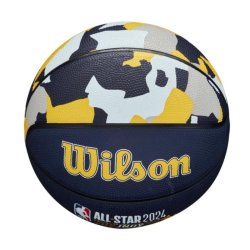 М'яч Wilson NBA All Star Replica Bskt - синій / жовтий