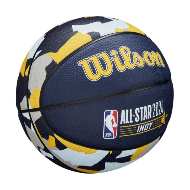 М'яч Wilson NBA All Star Replica Bskt - синій / жовтий