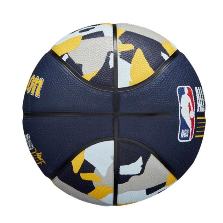 М'яч Wilson NBA All Star Replica Bskt - синій / жовтий