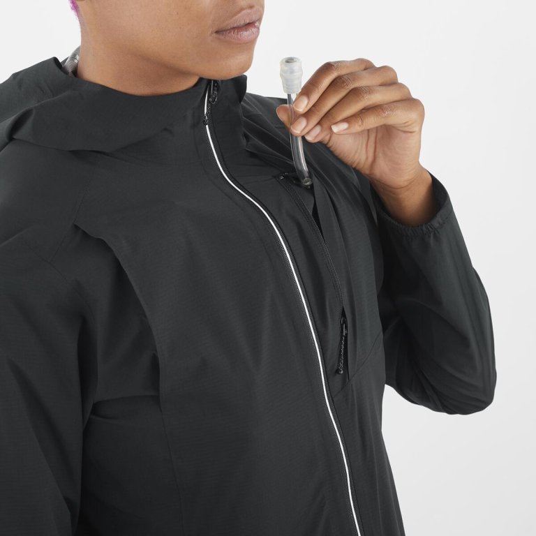 Куртка Salomon Bonatti Trail Jkt W - чорна