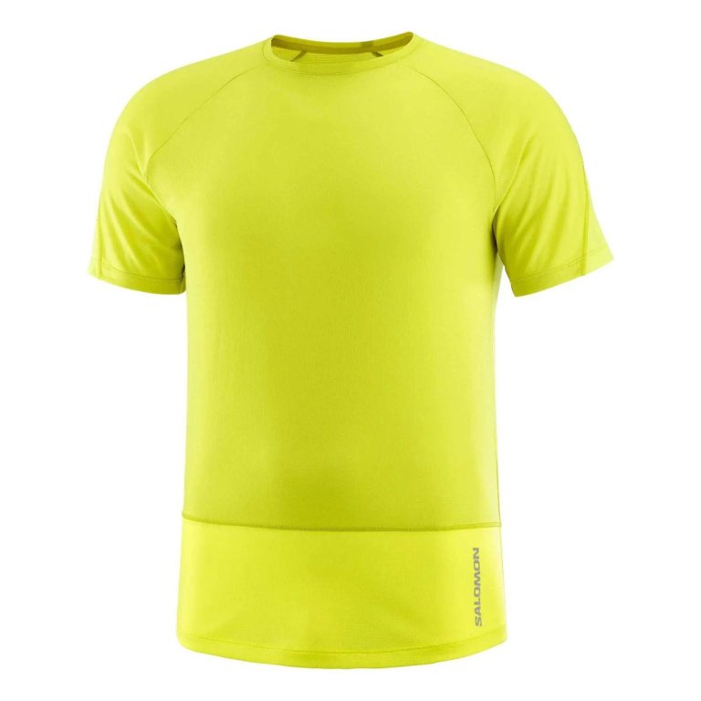 Футболка Salomon Cross Run SS Tee M - жовтий