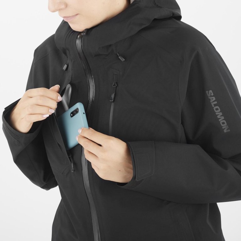 Куртка Salomon Outline 3L GTX® W - чорна