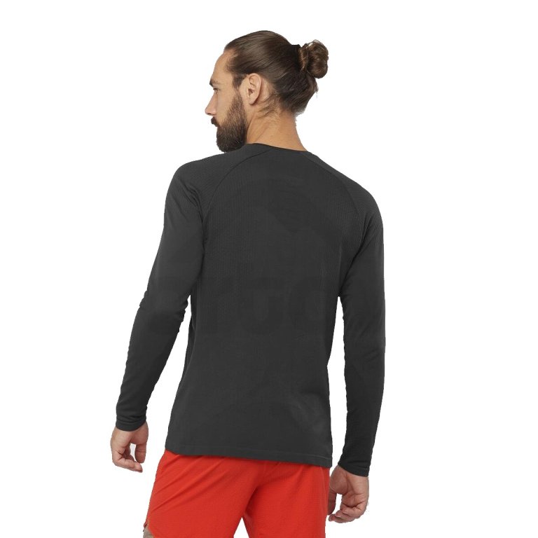 Футболка Salomon Sense LS Tee M - чорний