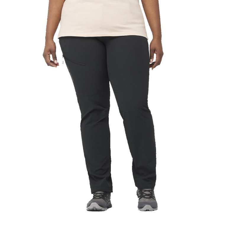 Штани Salomon Wayfarer Pants W - чорні (стандартна довжина)