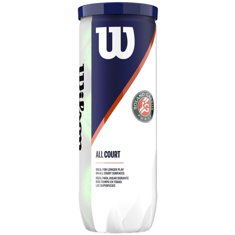 Tenisové míče Wilson Roland Garros All Court 4ks - žlutá