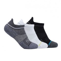 Ponožky Hoka No-Show Run Sock 3-Pack - bílá/černá/šedá