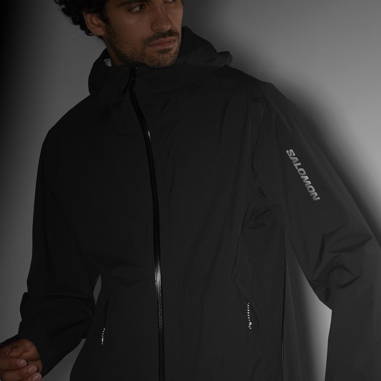 Куртка Salomon Outerpath 2.5L Jkt M - чорна