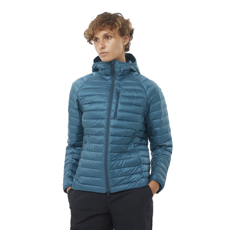Куртка Salomon Elixir Micro Down Jkt W - синя