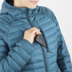 Куртка Salomon Elixir Micro Down Jkt W - синя