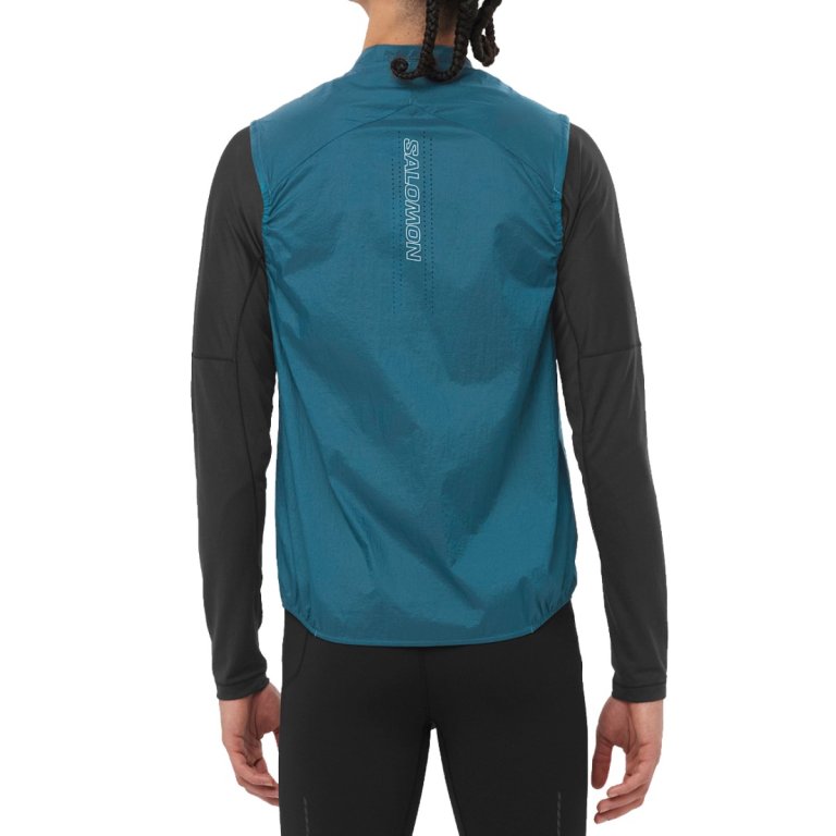 Куртка Salomon Sense Aero Wind Vest M - синій