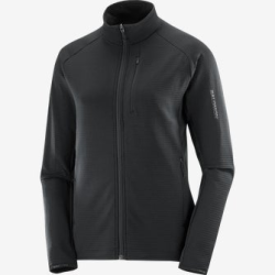Mikina Salomon Essential Lightwarm FZ W - černá