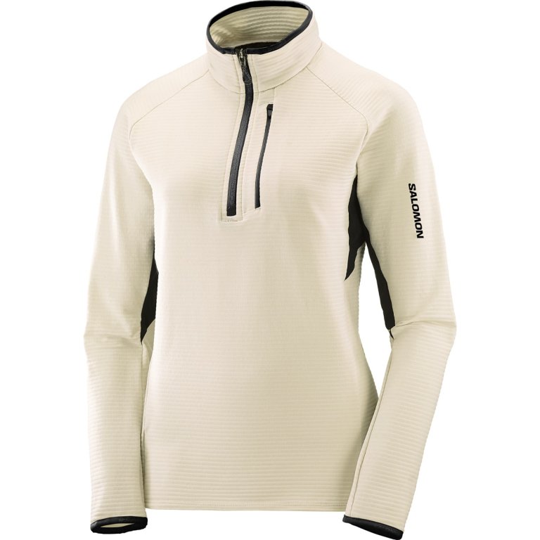 Світшот Salomon Essential Lightwarm HZ W - коричневий