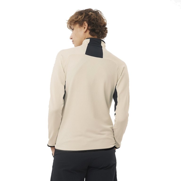 Світшот Salomon Essential Lightwarm HZ W - коричневий