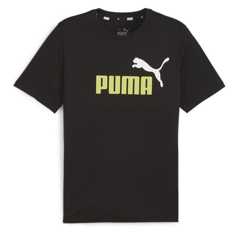 Футболка Puma ESS+ 2 Col Logo Tee M - чорний