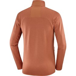 Худі Salomon Essential Lightwarm FZ M - помаранчевий