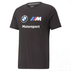 Футболка Puma BMW MMS ESS Logo Tee M - чорна