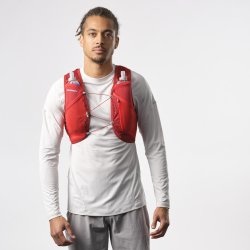 Рюкзак Salomon Active Skin 4 з флягами - червоний
