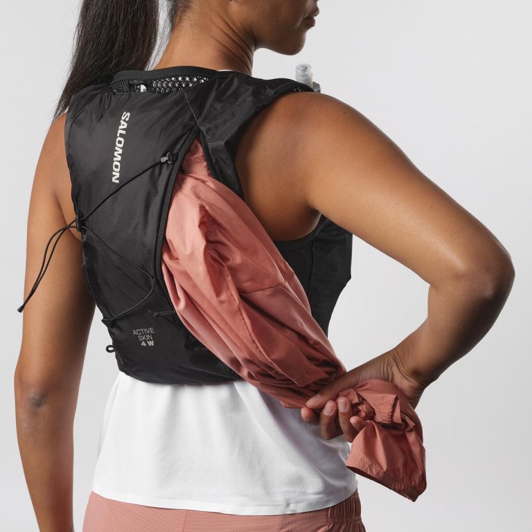 Жилет для бугу Salomon Active Skin 4 з флягами W - чорний