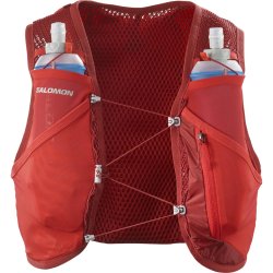 Рюкзак Salomon Active Skin 4 з флягами - червоний