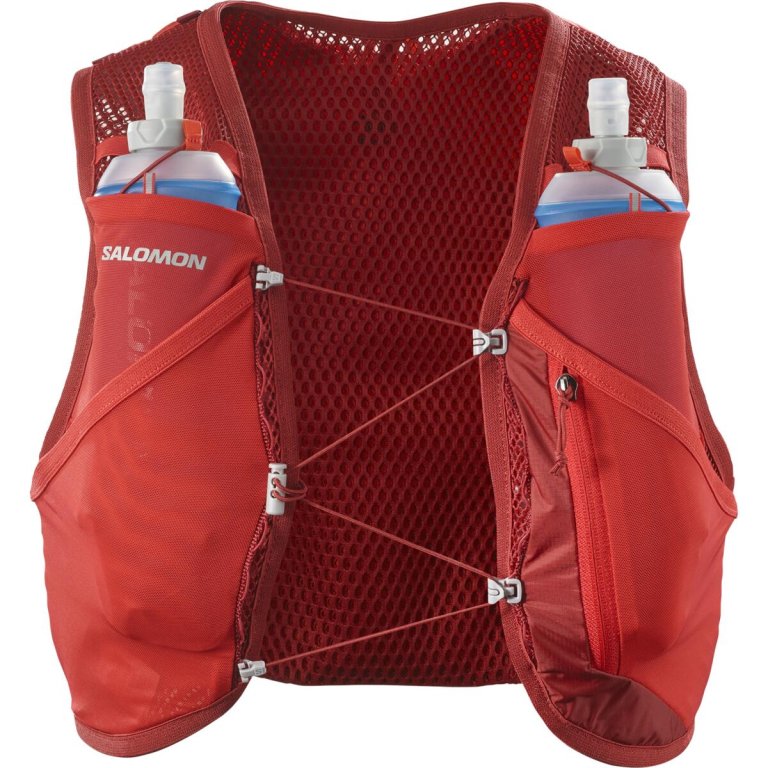 Рюкзак Salomon Active Skin 4 з флягами - червоний