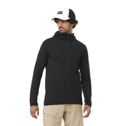 Худі Salomon Essential Lightwarm FZ HD M - чорний