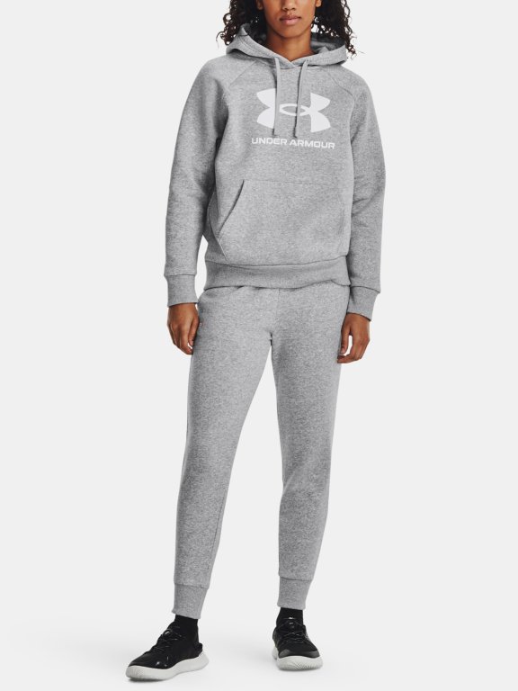 Світшот Under Armour UA Rival Fleece Big Logo Hdy W - сірий