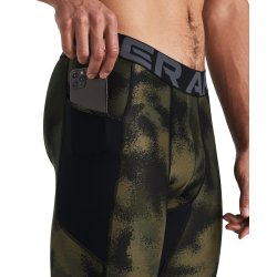 Легінси Under Armour HG Armour Printed Lgs M - зелений/чорний