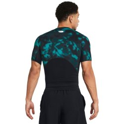 Футболка Under Armour HG Armour Printed SS M - синя/чорна