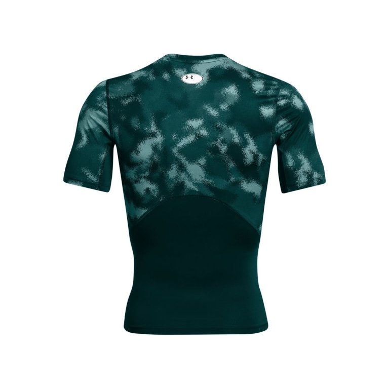 Футболка Under Armour HG Armour Printed SS M - синя/чорна