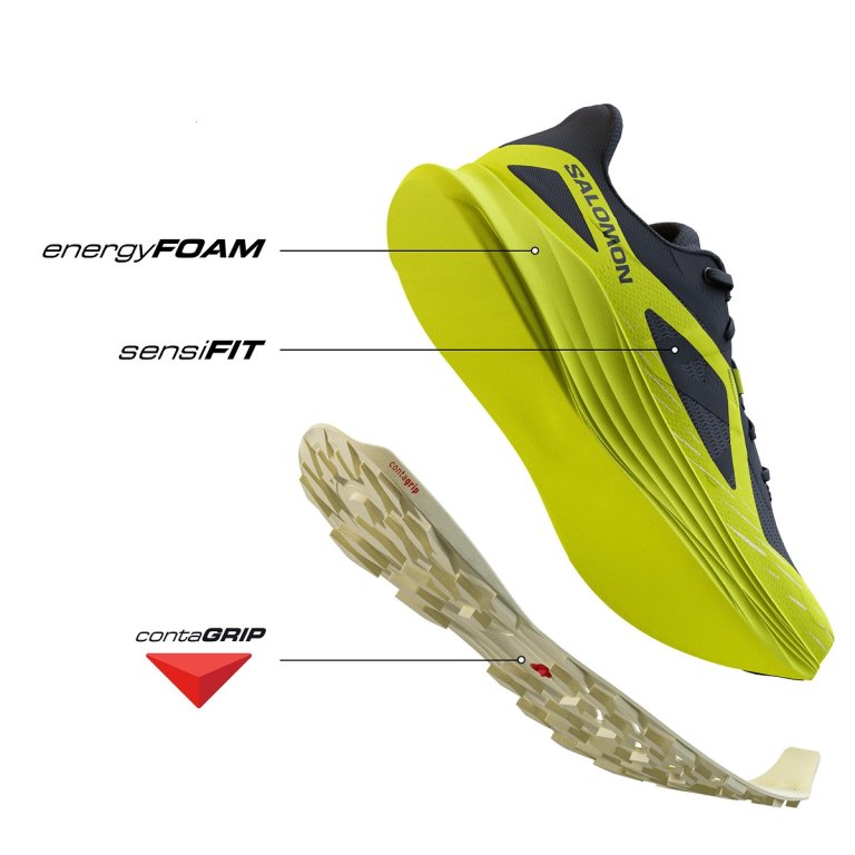 Кросівки Salomon Ultra Flow M - чорний/жовтий