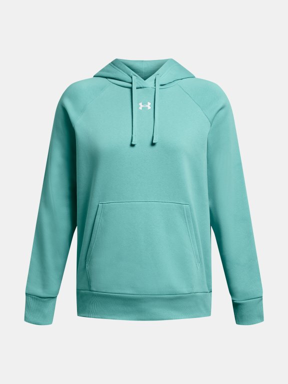 Худі Under Armour UA Rival Fleece Hoodie W - зелений