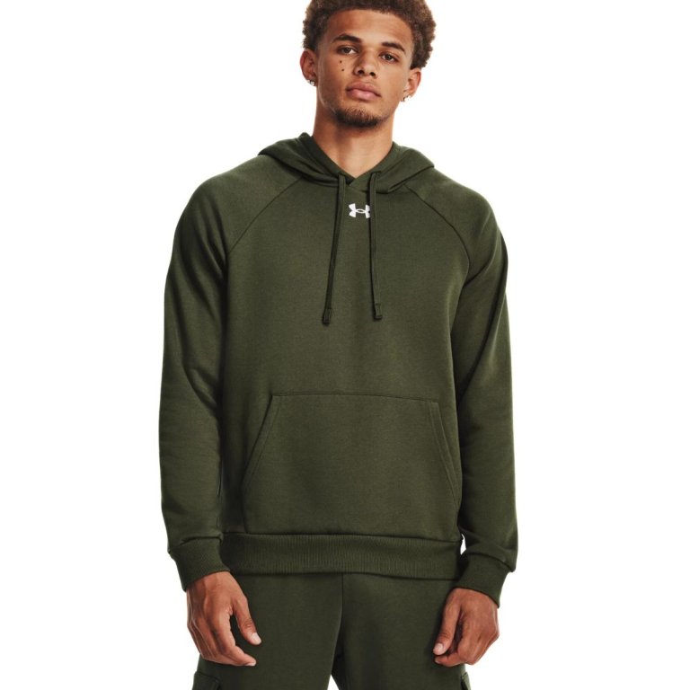 Худі Under Armour UA Rival Fleece Hoodie M - зелений