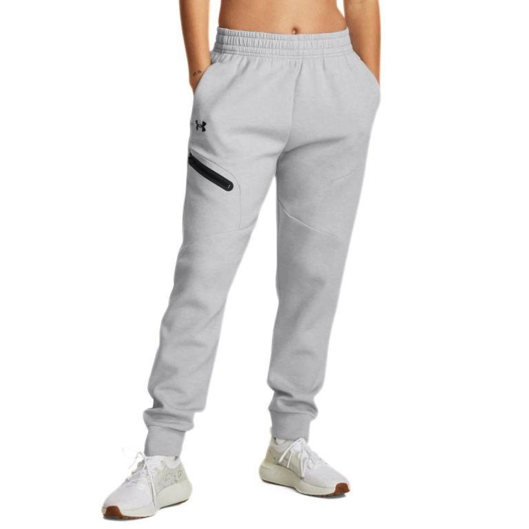 Штани Under Armour Unstoppable Flc Jogger W - сірий