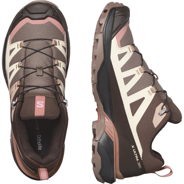Взуття Salomon X Ultra 360 W - чорне / коричневе / рожеве