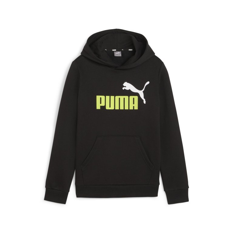 Кофта Puma ESS+ 2 Col Big Logo Hoodie FL J - чорний