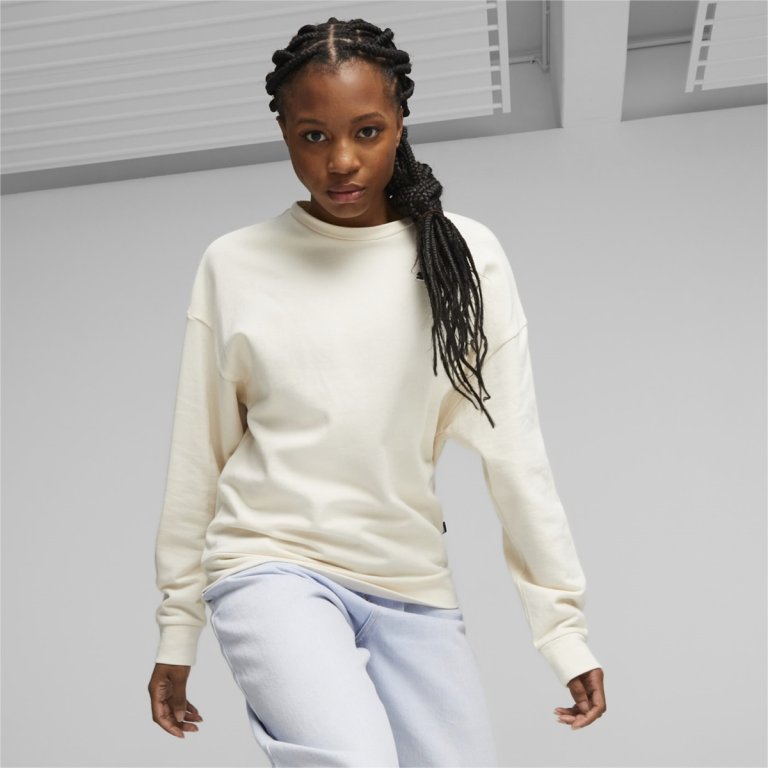 Світшот Puma Better Essentials Crew TR W - білий