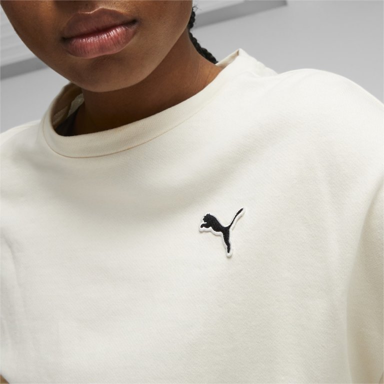 Світшот Puma Better Essentials Crew TR W - білий