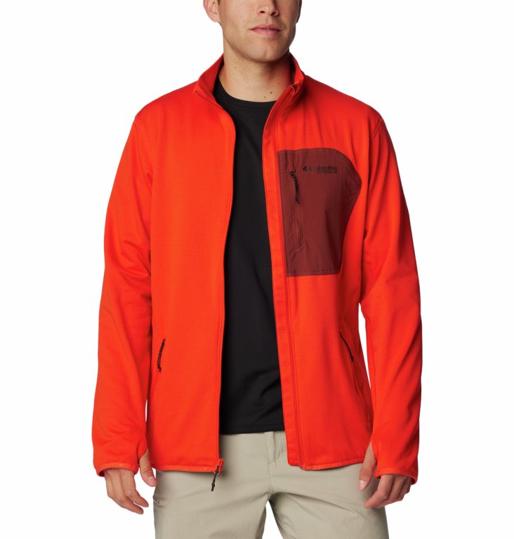 Кофта Columbia Triple Canyon™ Grid Fleece Full Zip M - червоний