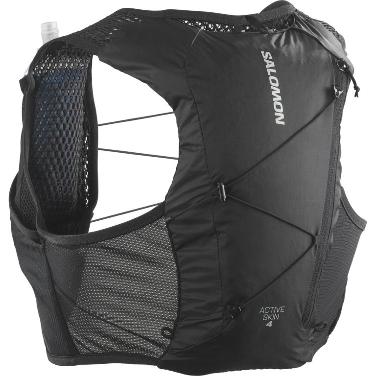 Рюкзак Salomon Active Skin 4 з флягами - чорний